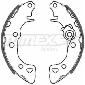 Nie przegap Zestaw szczęk hamulcowych TOMEX BRAKES TX 20-55