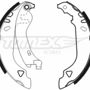 Zestaw szczęk hamulcowych TOMEX BRAKES TX 20-64 Dodaj do koszyka