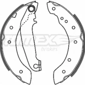 Zestaw szczęk hamulcowych TOMEX BRAKES TX 20-65 Dostępne od ręki
