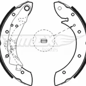 Zestaw szczęk hamulcowych TOMEX BRAKES TX 20-75 Wybór klientów