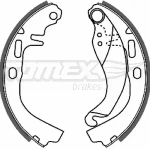 Zestaw szczęk hamulcowych TOMEX BRAKES TX 20-77 Ekspresowa dostawa