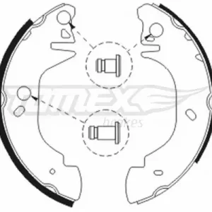 Zestaw szczęk hamulcowych TOMEX BRAKES TX 20-81 Oferta
