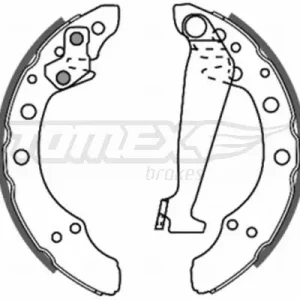 Zestaw szczęk hamulcowych TOMEX BRAKES TX 20-86 Sprawdź teraz