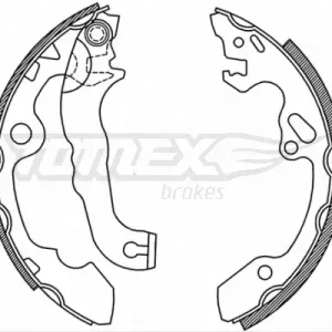 Nowość Zestaw szczęk hamulcowych TOMEX BRAKES TX 20-92