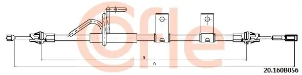 Ekspresowa dostawa Cięgło, hamulec postojowy COFLE 20.160B056