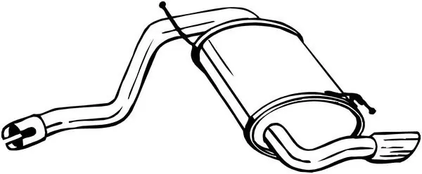 Tłumik końcowy BOSAL 200-251 Dostępne od ręki