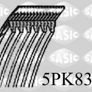 Bestseller Pasek klinowy wielorowkowy SASIC 5PK836
