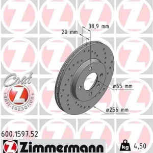 Tarcza hamulcowa ZIMMERMANN 600.1597.52 Wyjątkowa oferta