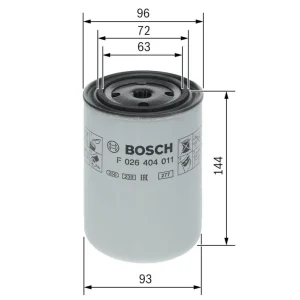Filtr płynu chłodzącego BOSCH F 026 404 011 Wyprzedaż