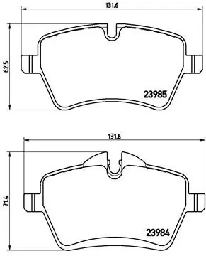 Klocki hamulcowe BREMBO P06051 34116770251 Okazja