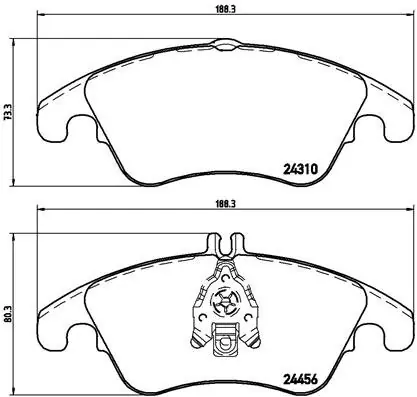 Taniej Klocki hamulcowe BREMBO P50069 54201020
