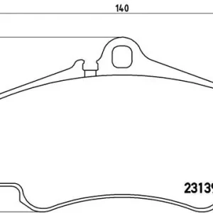 Darmowa dostawa Klocki hamulcowe BREMBO P65011 99635194912