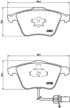 Klocki hamulcowe BREMBO P85097 23763198 Szybka wysyłka