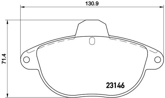 Klocki hamulcowe BREMBO P61055 23146173 Kup online