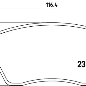 Zniżka Klocki hamulcowe BREMBO P68033 23973173