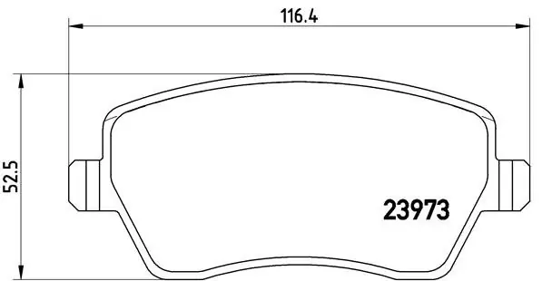 Zniżka Klocki hamulcowe BREMBO P68033 23973173