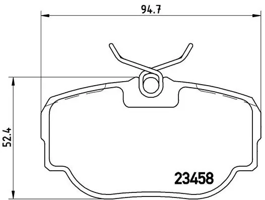 Klocki hamulcowe BREMBO P44009 23458163 Wybór klientów
