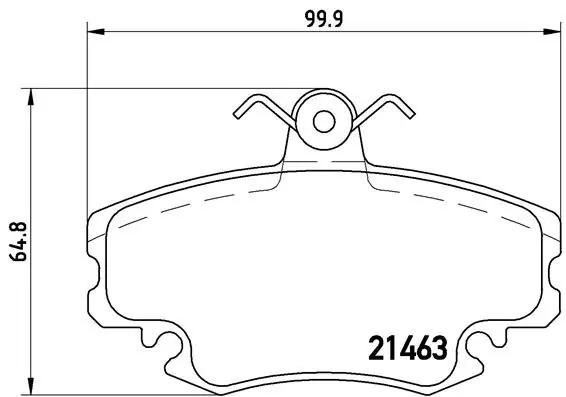 Szybka wysyłka Klocki hamulcowe BREMBO P68008 20772180