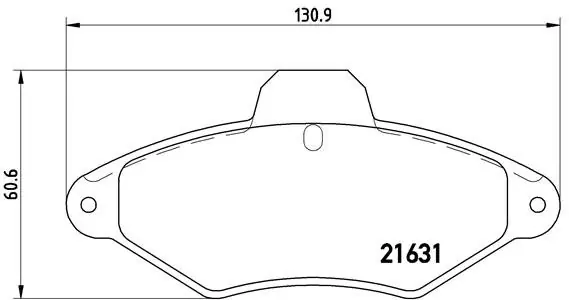 Klocki hamulcowe BREMBO P61052 21631173 Kup online