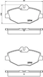 Klocki hamulcowe BREMBO P50049 23743200 Darmowa dostawa