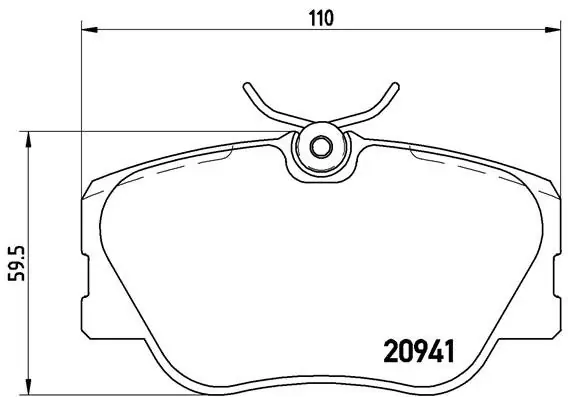 Klocki hamulcowe BREMBO P50008 20941193 Taniej