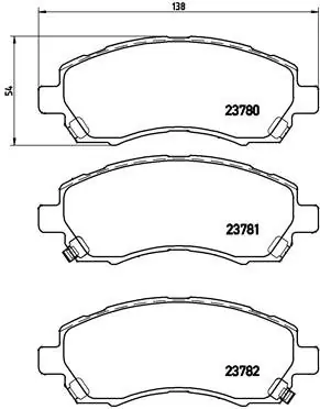 Klocki hamulcowe BREMBO P78009 23780170 Bezpieczne zakupy