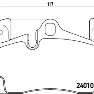 Bezpieczna płatność Klocki hamulcowe BREMBO P85088 7L5698451