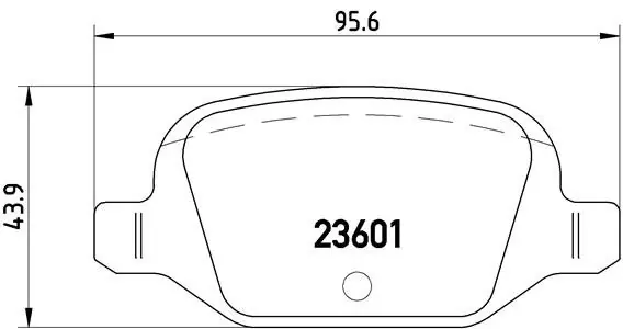 Klocki hamulcowe BREMBO P23064 9948417 Szybka dostawa
