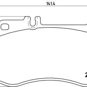 Bezpieczna płatność Klocki hamulcowe BREMBO P50087 54207720